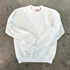 Sunray Puamana Off White Raglan Crewneck Sweatshirt