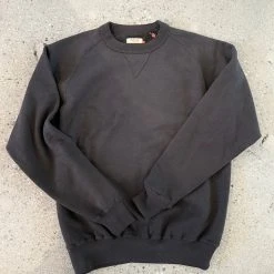 Sunray Puamana Faded Black Raglan Crewneck Sweatshirt