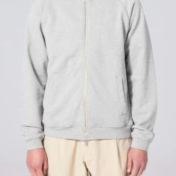 Unfeigned Heather Grey Zip Hooded Sweatshirt
