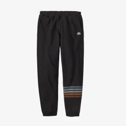 Patagonia Ink Black Line Logo Ridge Stripe Uprisal Sweatpant